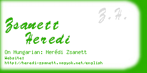 zsanett heredi business card