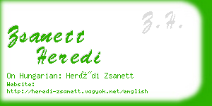 zsanett heredi business card